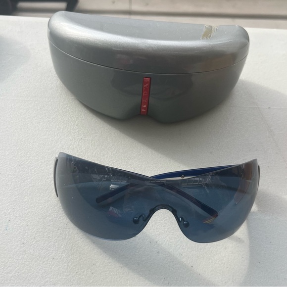 Y2K Prada Shield Sunglasses - Picture 1 of 4